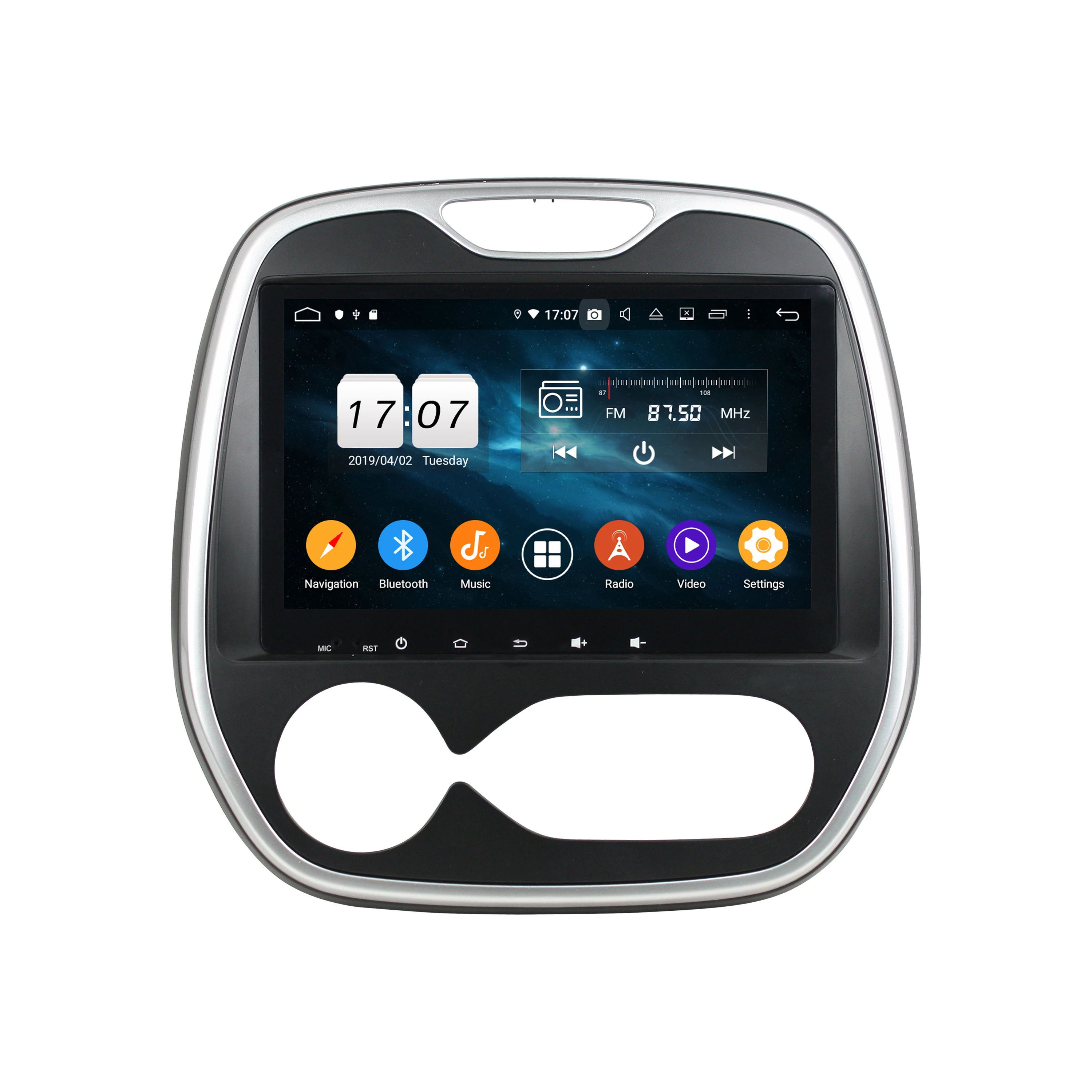 DSP PX6 Android 10 4 Гб + 64 ГБ Автомобильный DVD GPS для Renault Capture 2012 2013 2014 2015 2016 2017 стерео радио