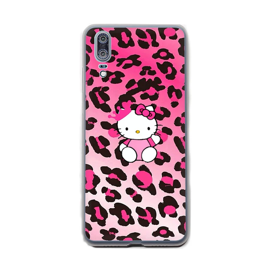 Модный чехол для телефона hello kitty для huawei P30 P8 P9 P10 P20 Pro P Smart Lite Mini Plus
