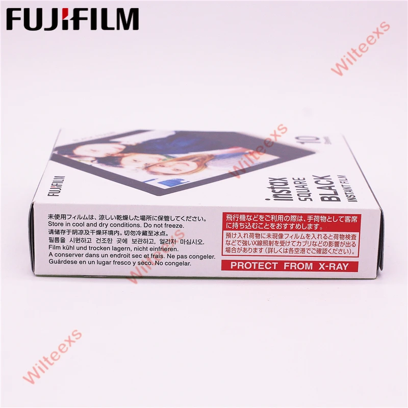 Fujifilm Instax квадратная мгновенная черная рамка пленка 10 листов для Square SQ10 гибридный