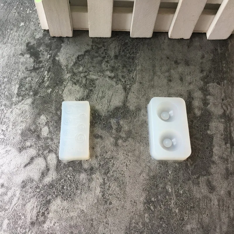 Новая прозрачная прямоугольная силиконовая форма бусины мяч и леденец DIY из