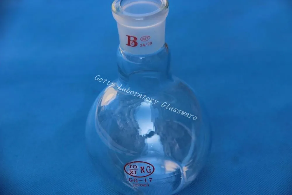 

Flat bottom flask, single neck, 250ml,24/29 joint, heavy wall