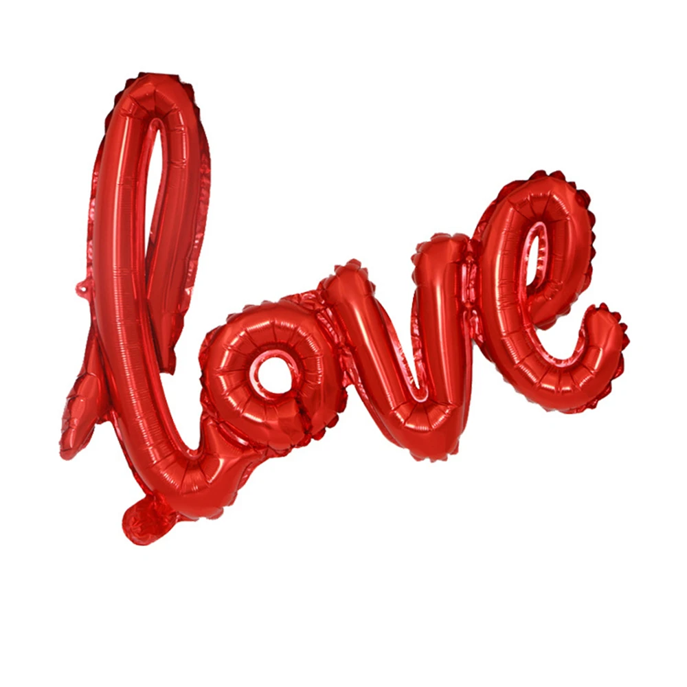 Воздушные шары из фольги с надписью любовь Love Balloon свадебное украшение для