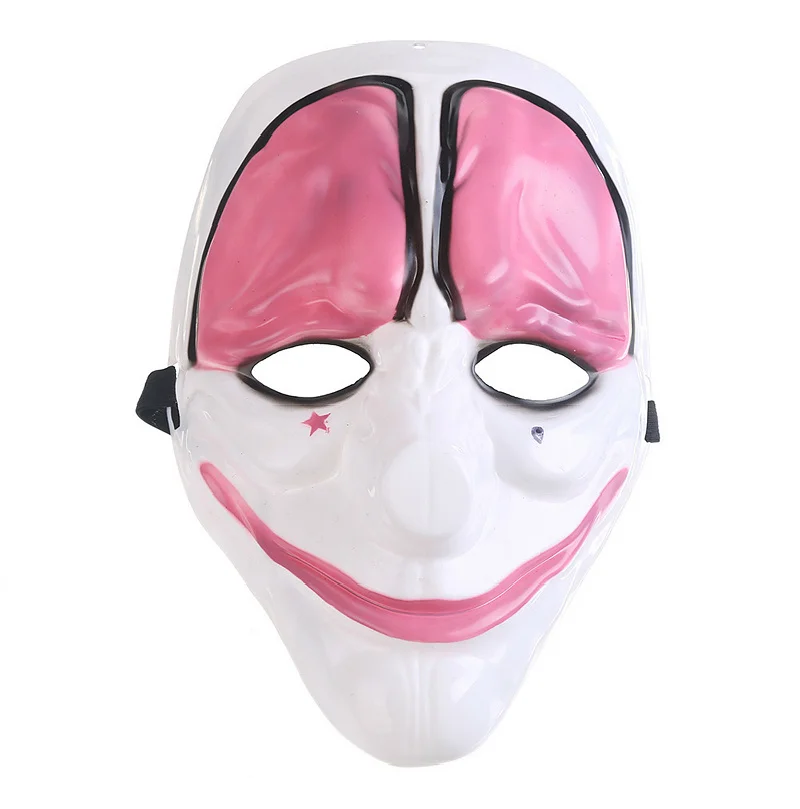 Хэллоуин ужасная маска Payday 2 новейшая тема серия игр пластиковый флаг клоуна