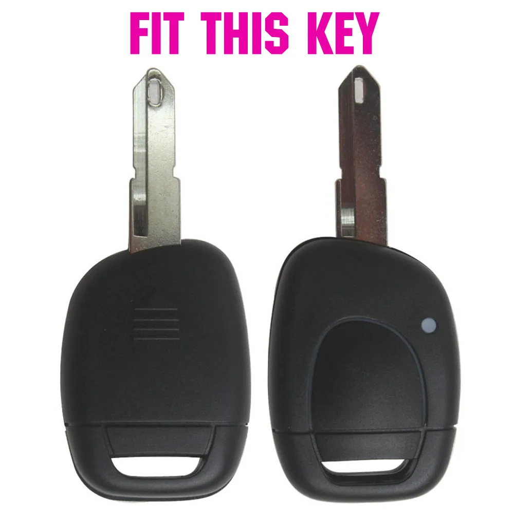 1 Button Silicone Car Remote Key Fob Shell Cover Case For Renault Clio Kangoo Master Twingo Skin Holder Protector 1998 - 2008 | Автомобили