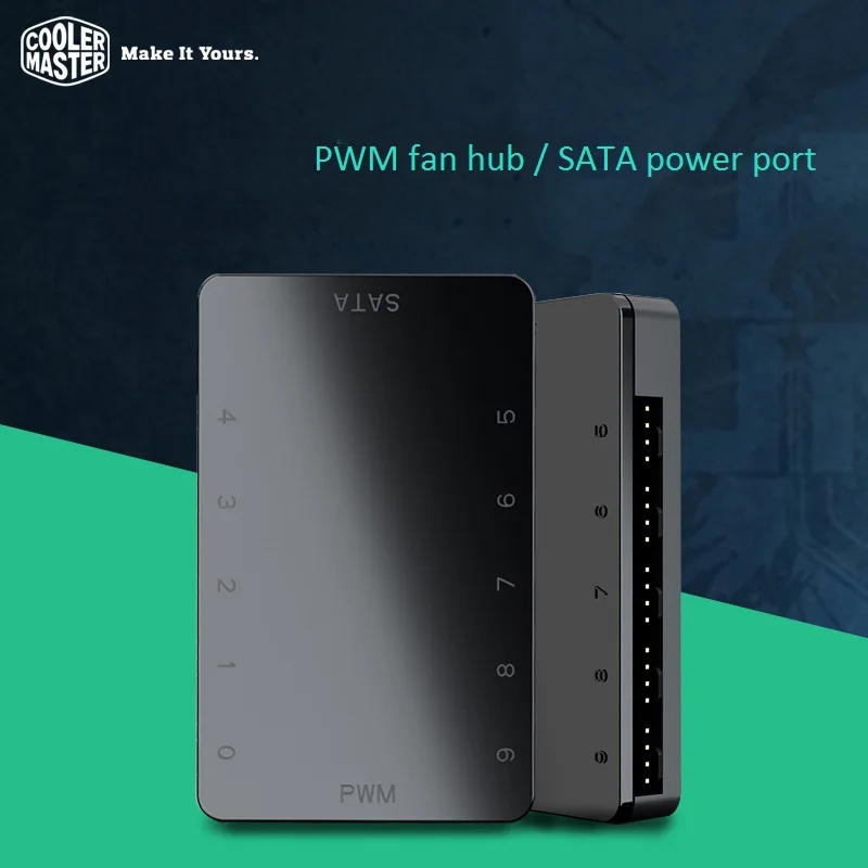 Чехол для кулера процессора Cooler Master 1 10 4 контактный разъем SATA PWM кабель охлаждения