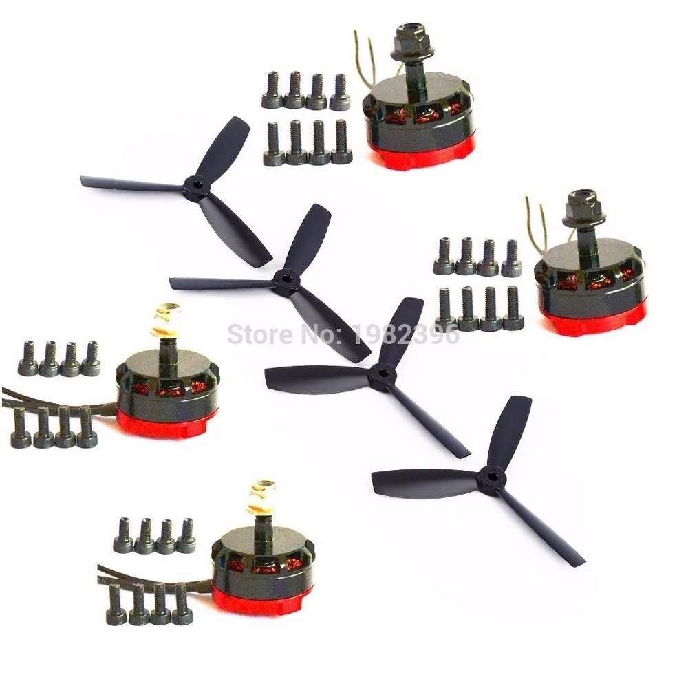 QAV250 Контроллер полета из углеродного волокна F4/F3 RS2205 2300KV двигатель 20A BLHELI S ESC 5045
