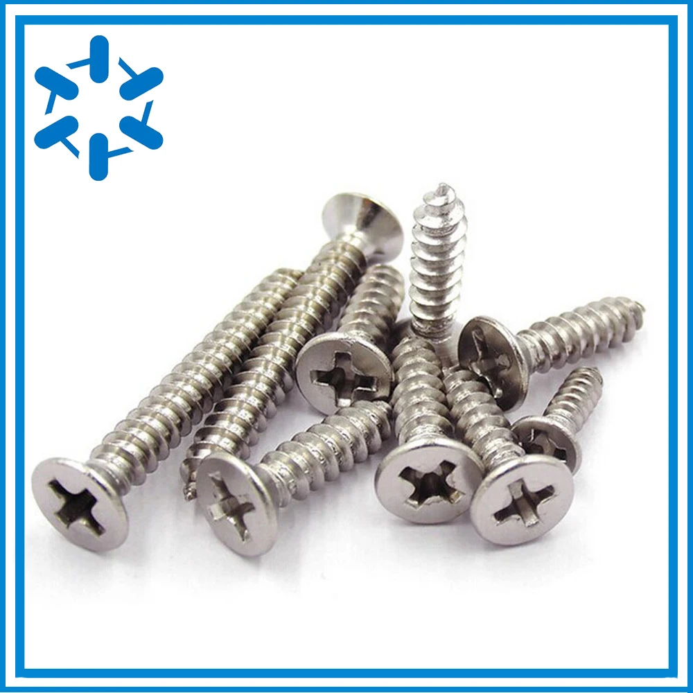 500 шт./лот саморез philips из нержавеющей стали с потайной головкой/микро-винт KA |