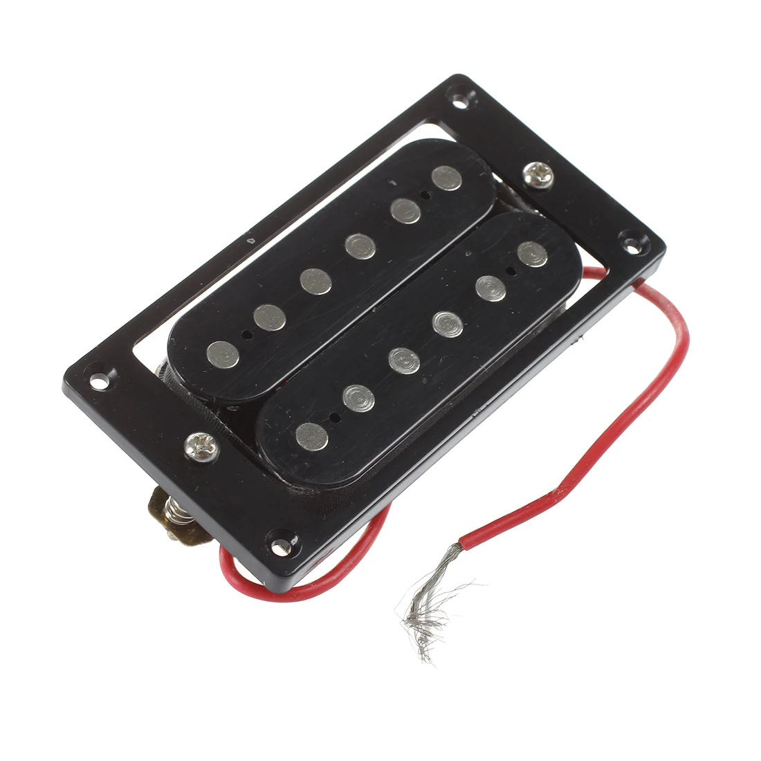 Горячая 2 шт (1 комплект) черный Humbucker двойная катушка электрогитары пикапы + рамка