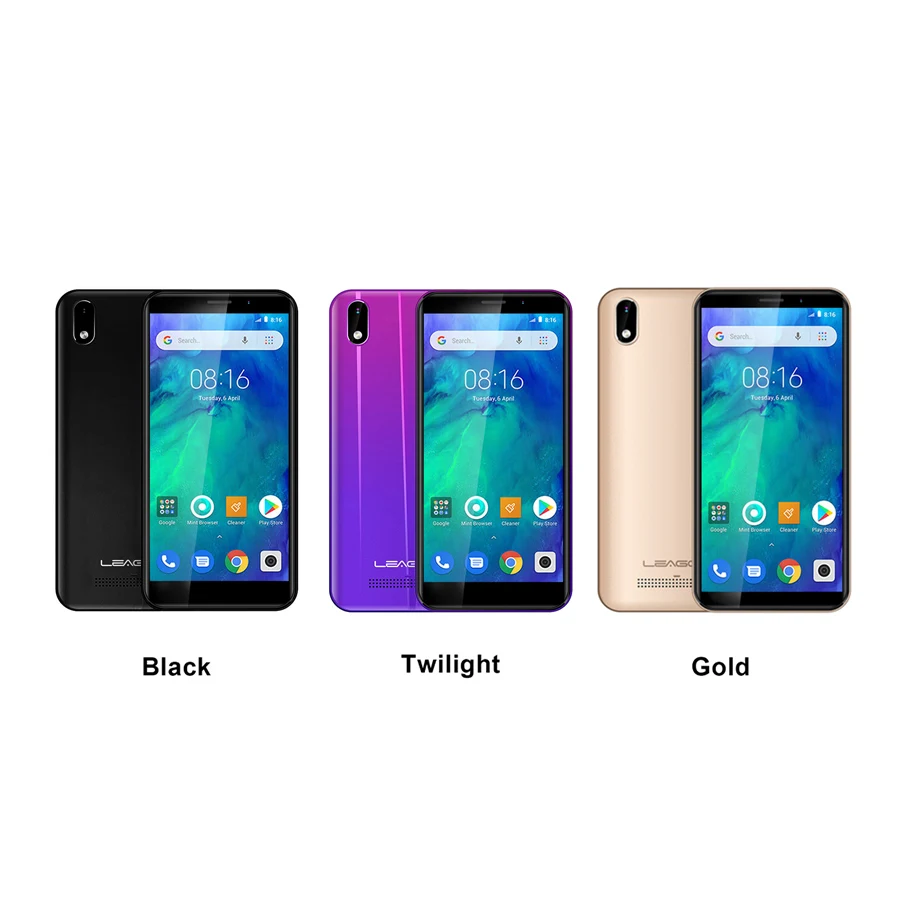 LEAGOO Z10 Android O Go 18:9 5 0 &quot1 ГБ ОЗУ 8 Гб ПЗУ смартфон 2000 мАч 960*480 MT6580M четырехъядерный