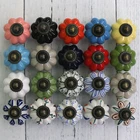 1X керамические ручки для шкафа и ручки дверные ручки шкафа ручки для ящиков 33*38 мм Тыква Мебельная ручка для домашнего декора