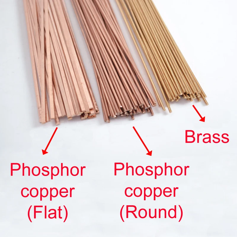 

10pcs/bag diameter 1.3/2.0/2.5/3.0mm, length 200/250mm Brass, Phosphor copper electrode welding rod for electric welding machine