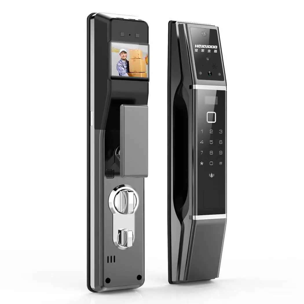 Электронный БЕСКЛЮЧЕВОЙ пароль отпечатка пальца цифровой дверной замок умный