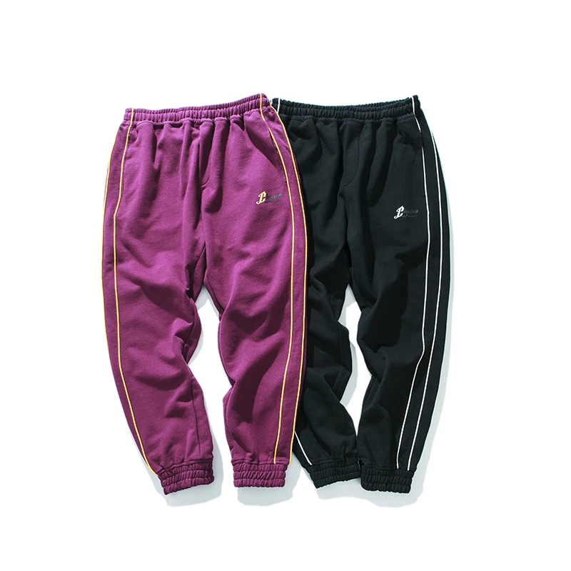 CHINISM 2018 Весна мужские боковые три полосы брюки хип-хоп шаровары Джоггеры