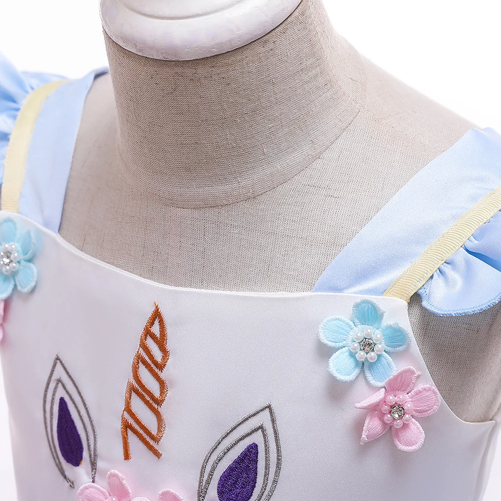 Умный бальное платье небесно голубого цвета вечерние платья для детей от 3 до 10