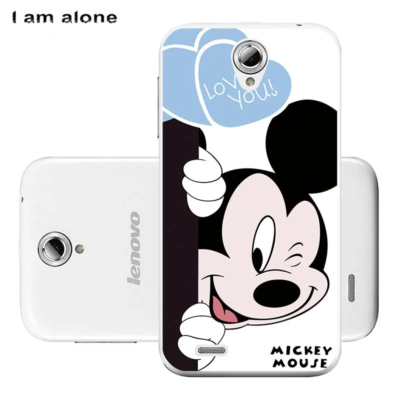 Soft TPU HH58 Чехлы для телефонов I am alone для lenovo A859 5,0 дюймов Мягкий ТПУ мобильный Модный Цветной милый чехол для lenovo A859 сумки - Цвет: Soft TPU HH58