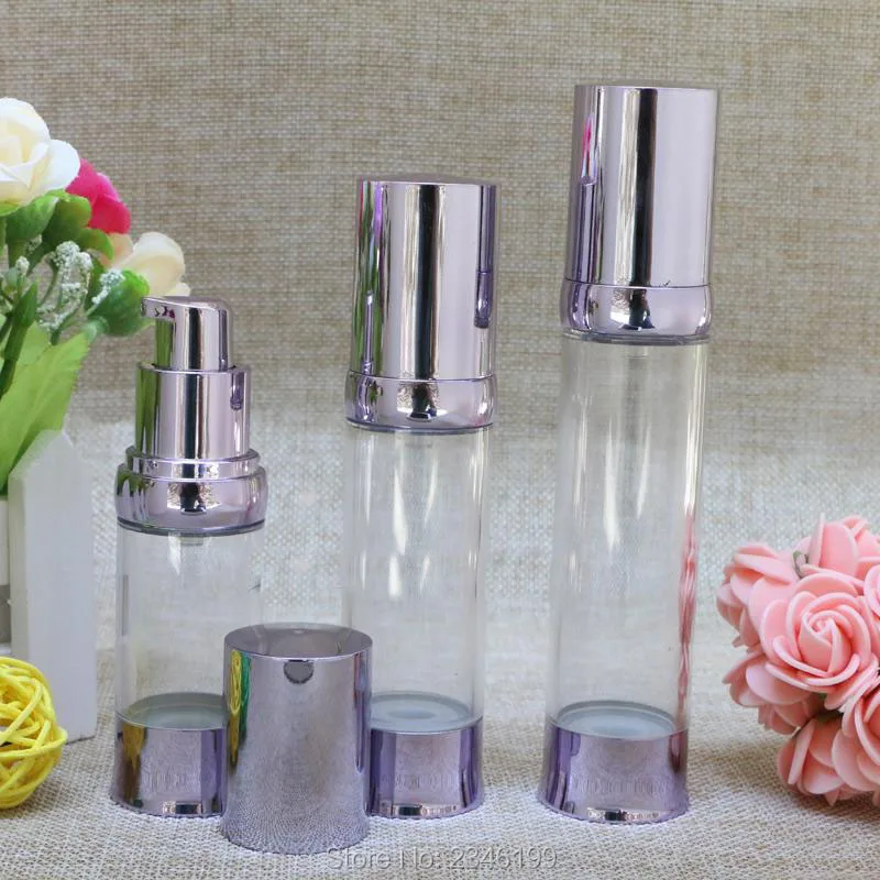 

30Ml 30Pcs/Lot Right Purple Packing Bottle Of Cosmetics Packaging Materials Vacuum Bottles Of Cosmetics Bottles Cream Bottle