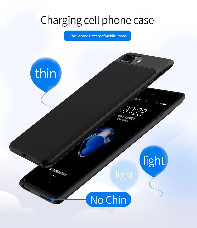 Чехол для аккумулятора 8 P/7 P/6s P 3700 mah зарядное устройство чехол для iPhone 6 6s 7 8 Plus чехол для зарядного устройства