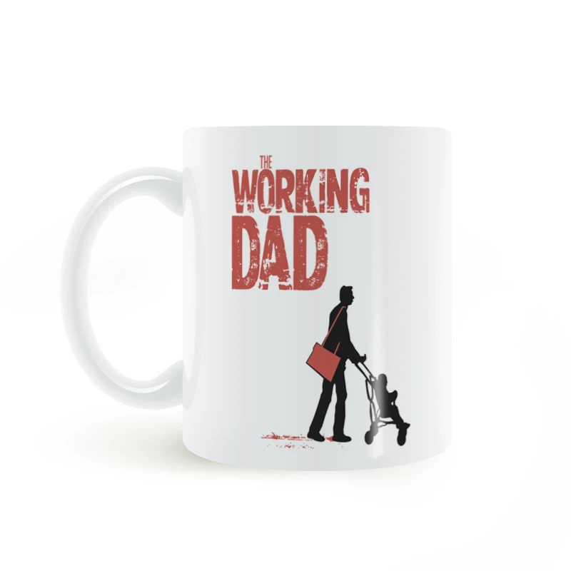 Рабочая кружка для папы Кофе Молоко творческая керамическая DIY подарки Домашний