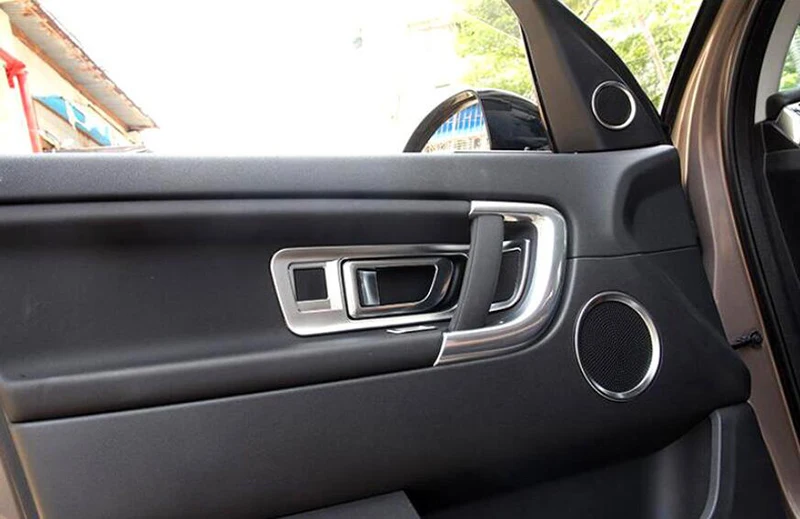 4 шт. Матовая Внутренняя боковая дверная ручка из АБС-пластика для Land Rover Discovery Sport