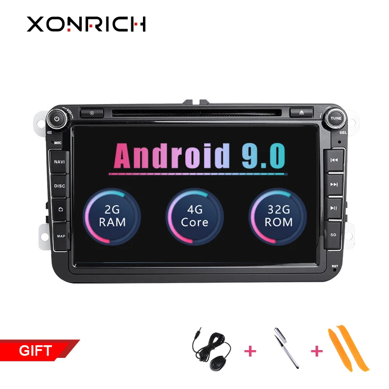 2 Din Android 9 0 Автомобильный мультимедийный плеер для VW Passat b6 Skoda Octavia 3 Superb Amarok Volkswagen