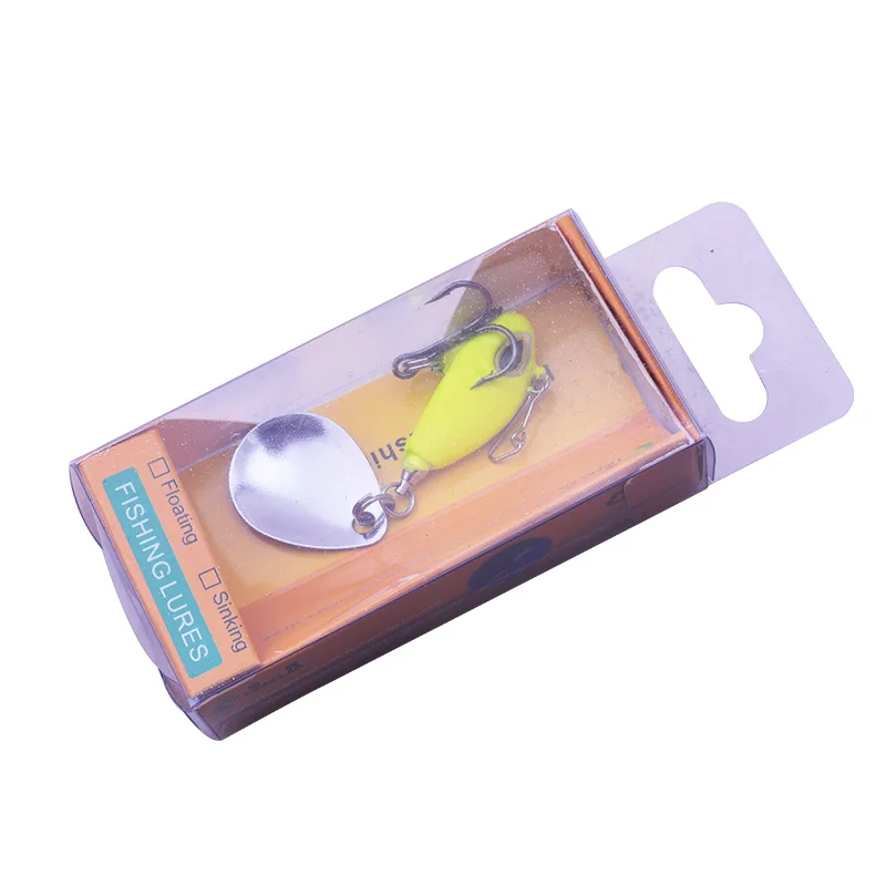 1 шт. металлическая мини Приманка VIB с вращающейся ложкой рыболовная приманка 28 мм