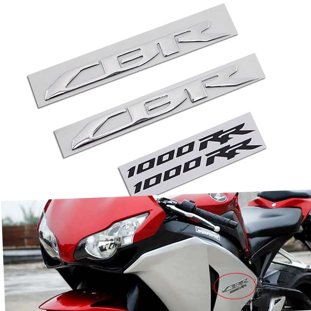 Для Honda CBR1000 CBR1000RR CBR 1000 RR мотоциклетные хромированные наклейки на топливный бак