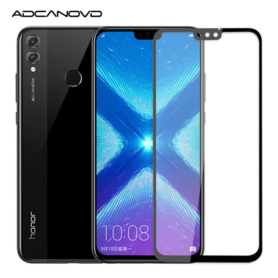 Для huawei honor 8x стекло Оригинальное полное покрытие Защита экрана для Honor 8X