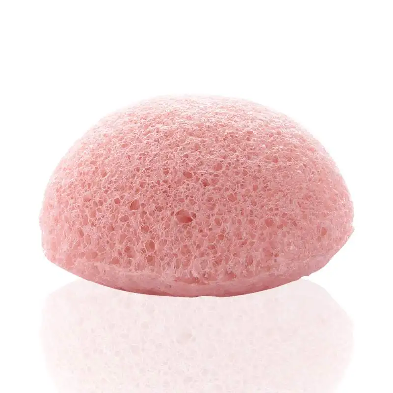 pink Флаттер моющий натуральный активный завод Konjac очищающий хлопок бамбук древесный уголь очищающий хлопающий Amorphophallus Konjac влажная губка - Цвет: pink
