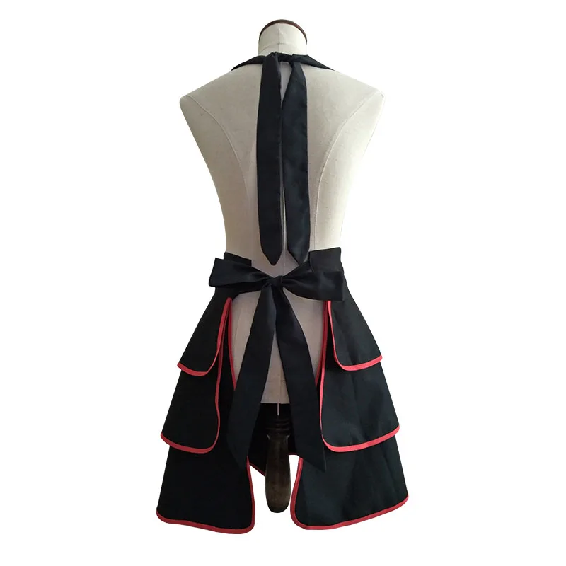 Bodecin черного цвета в стиле ретро Женские Кухня Пособия по кулинарии выпечки