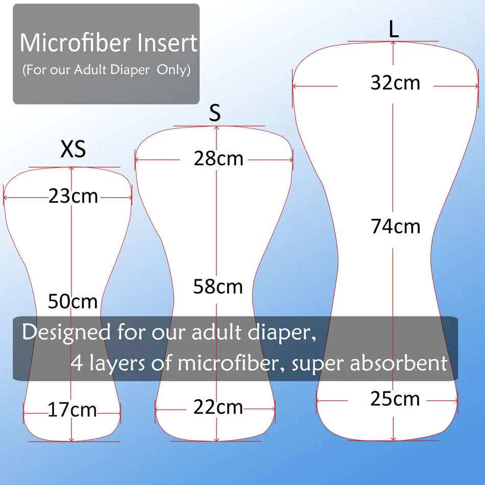Многоразовые подгузники Miababy для взрослых пожилых людей и с физическими