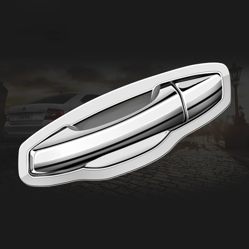 

Наклейка на дверную ручку для Skoda Octavia 2007-2014, 2015-2017, 4 шт.