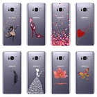 Чехол-накладка для Samsung Galaxy Note 9, 8, 5, 4, S5, S6, S7 Edge, S8, S9 Plus, силиконовый