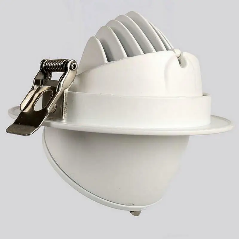 

Rotate 360 degrees 12PCS/lot COB LED Downlight Ceiling lamp light 20W 30W 45W Warm white/cold white AC110V 220V 230V 240V