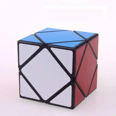ske black Специальная головоломка Pyramidcube Magic speed Cubo Magico профессиональный набор Megaminxeds Mastermorphix колеса специальной формы зеркальный куб - Цвет: ske black