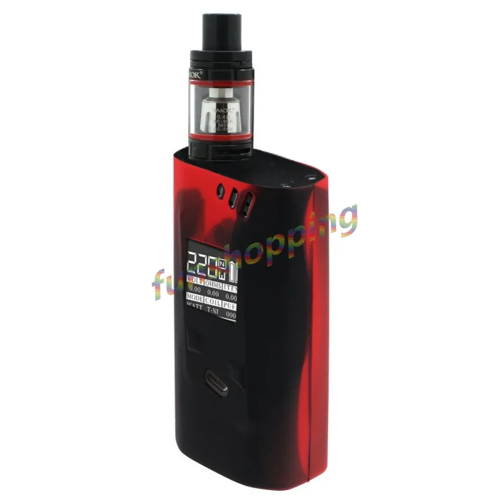 2 шт./компл. цветной случайный дизайн Smok Alien 220 W Красочный силиконовый чехол для кожи/силиконовый чехол для Smok alien 220 w Box mod