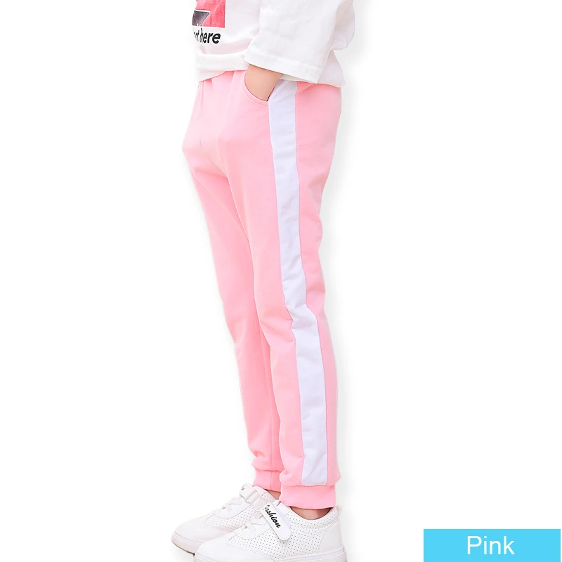 Pink Sheecute/детские спортивные штаны для мальчиков и девочек; тренировочные штаны для бега; детские брюки для бега; YD501 - Цвет: Pink