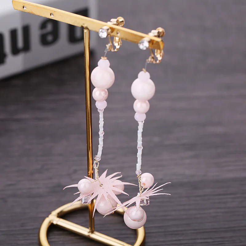

Bridal simple hair accessories wedding dress accessories handmade crepe porcelain beads wedding tiara bridal headband