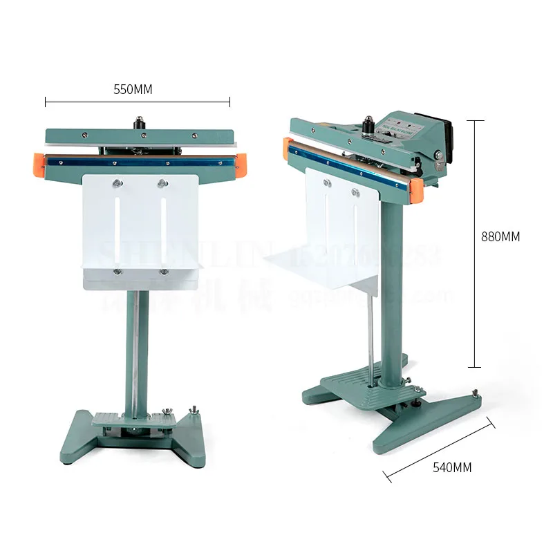 SHENLIN Pedal sealing machine bag impulse sealer aluminum foil package wrapping PFS800/1000mm | Инструменты
