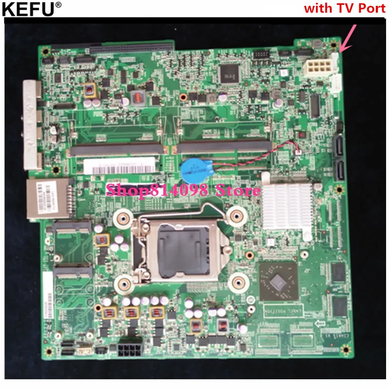 

KEFU For Lenovo B320 CIH61S motherboard mainboard system board with TV port DDR3 H61 100% tested