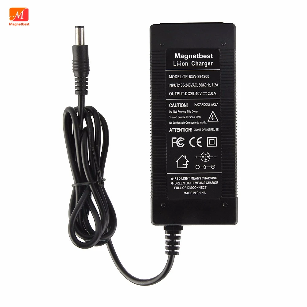 29.4V 2A Electric bike lithium battery Adapter Switching Power Supply Charger for 18650 li-ion Battery Cellphone With EU US PLUG |