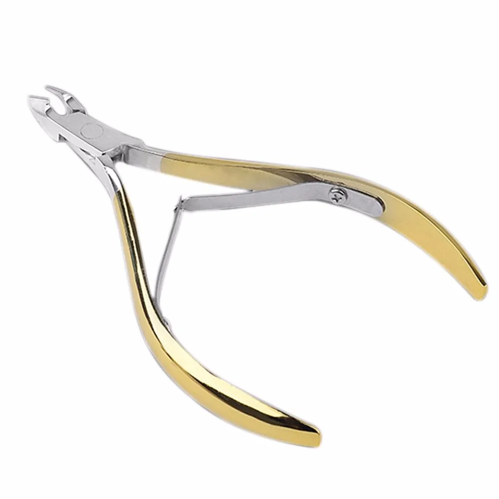 

1PC Luxury Cuticle Nipper Nail Dead Skin Sharp Nipper Stainless Steel Cuticle Scissor Nail Care Clipper Manicure Pedicure