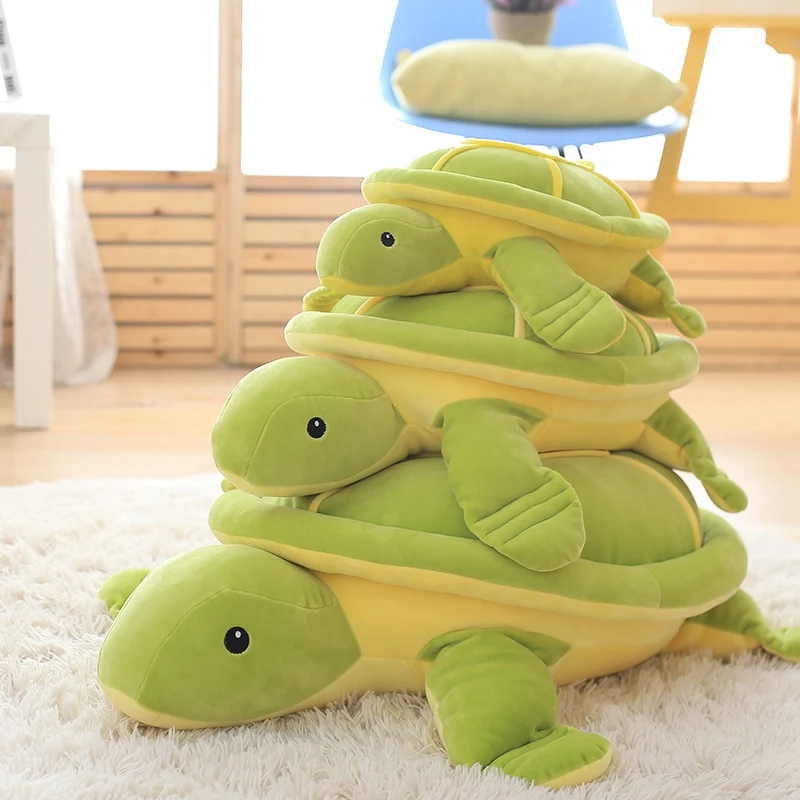 Большой размер милые Черепаховые плюшевые игрушки супер мягкая черепаха кукла
