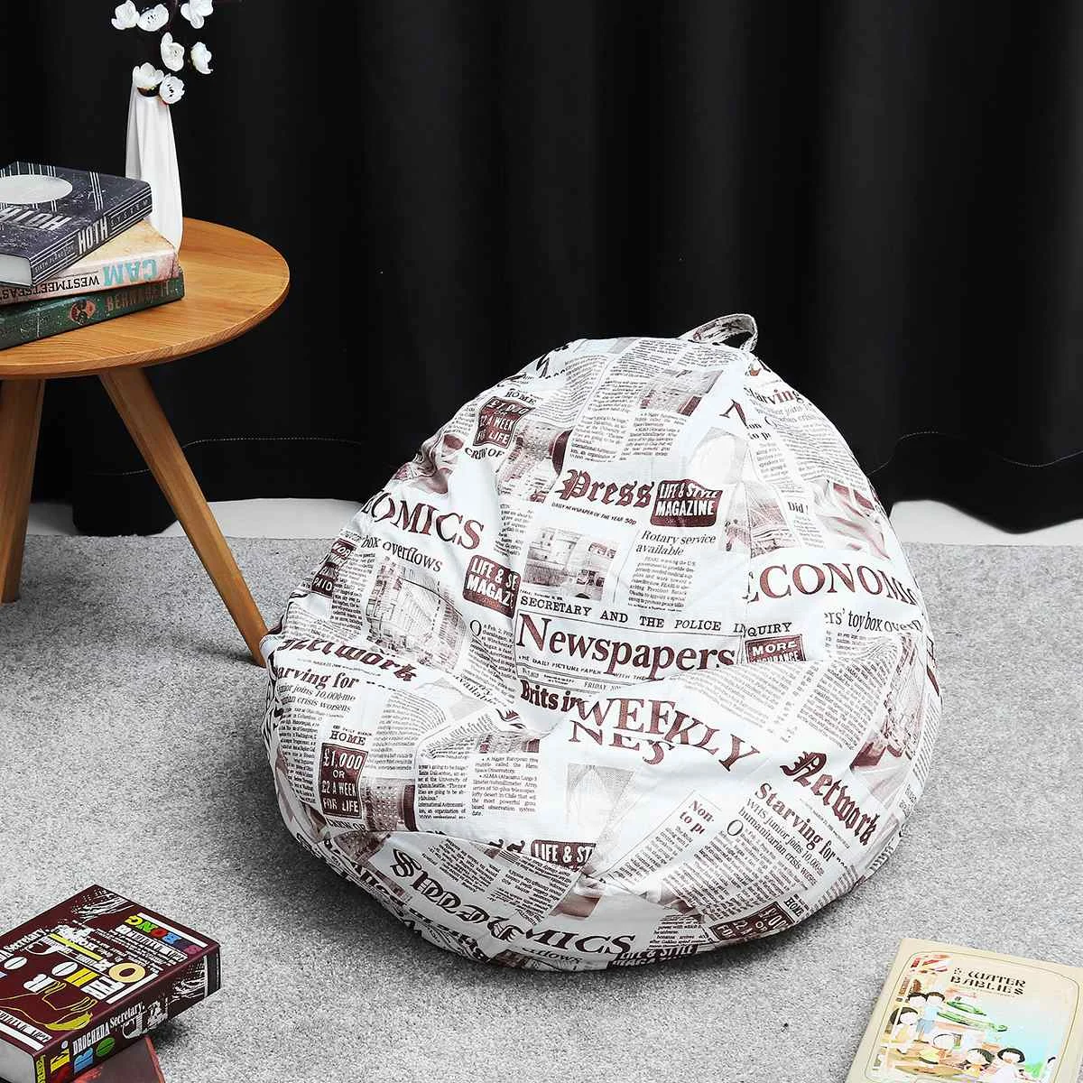 13 цветов, ленивый BeanBag, чехлы для диванов, стулья без наполнителя, льняная ткань, шезлонг, кресло, мешок для фасоли, пуховый диван, татами, гостиная