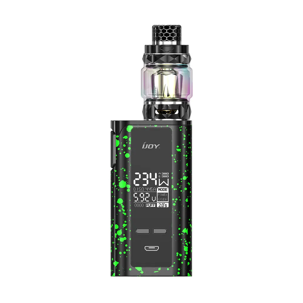 Оригинальный IJOY Captain PD270 Новый комплект с 234 Вт Бокс мод Diamond Sub Ohm бак электронные