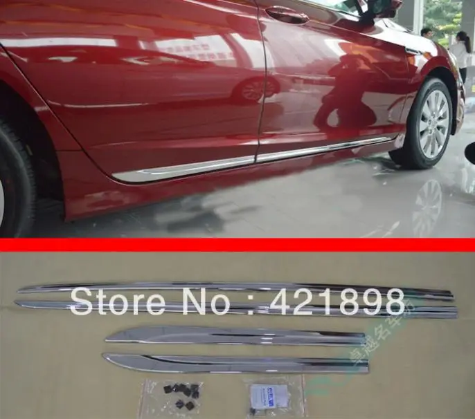 Для Honda Accord 2013 2014 2015 2016 ABS хромированный Боковая дверь корпус литье под давлением