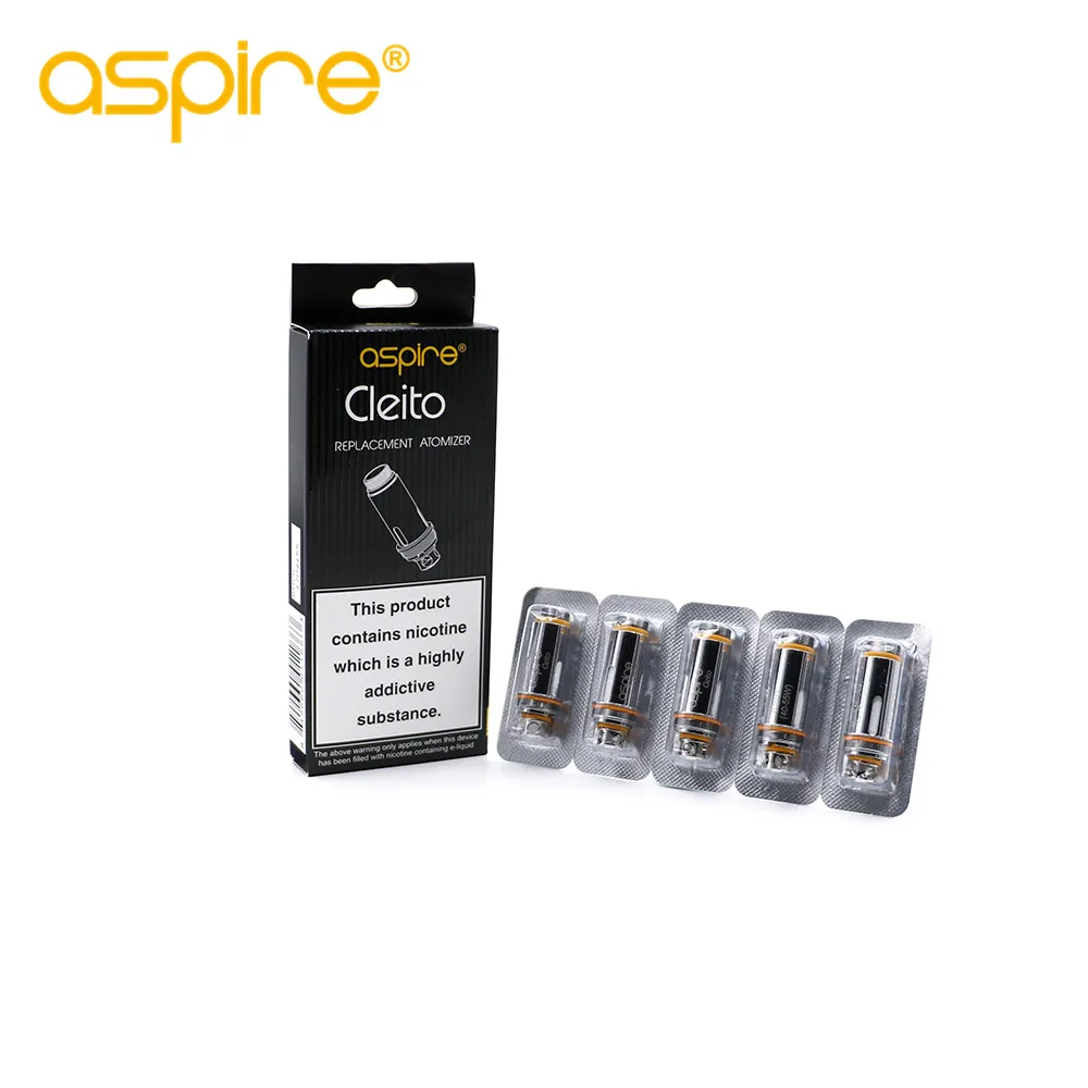 10 шт./лот оригинальная катушка Aspire Cleito двойная Clapton для бака cleito sub ohm 0.2ohm 0.4ohm 0.27ohm
