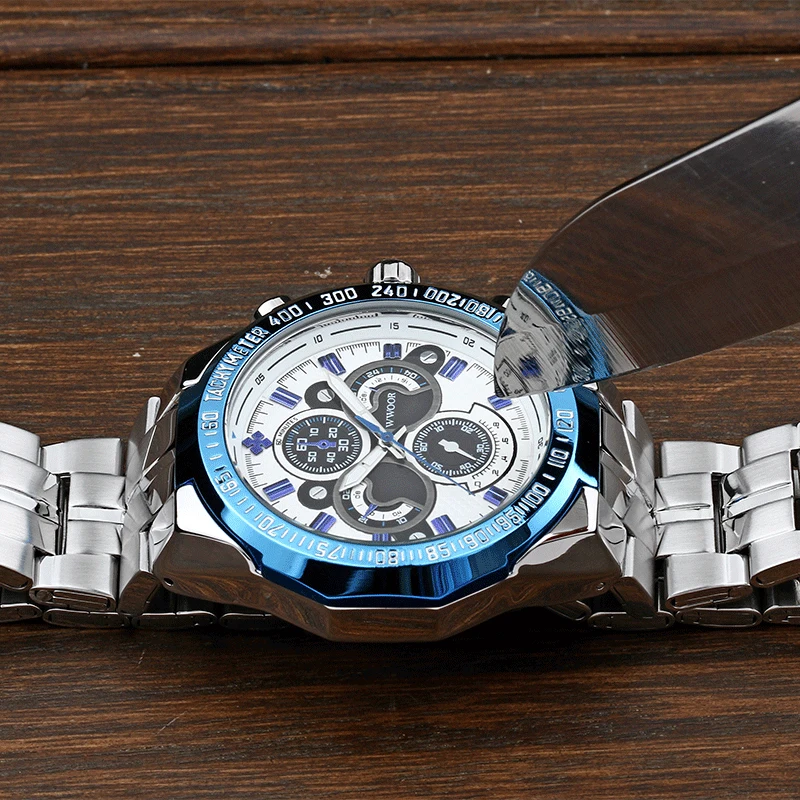 WWOOR мужские часы 2019 лучшие брендовые Роскошные спортивные большие военные