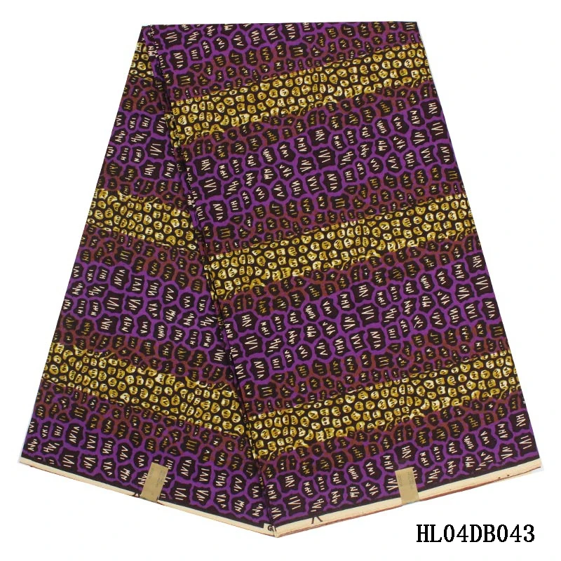 6yards per piece African real wax fabrics 100% cotton fabric ankara print african hollandais Free Shipping | Дом и сад