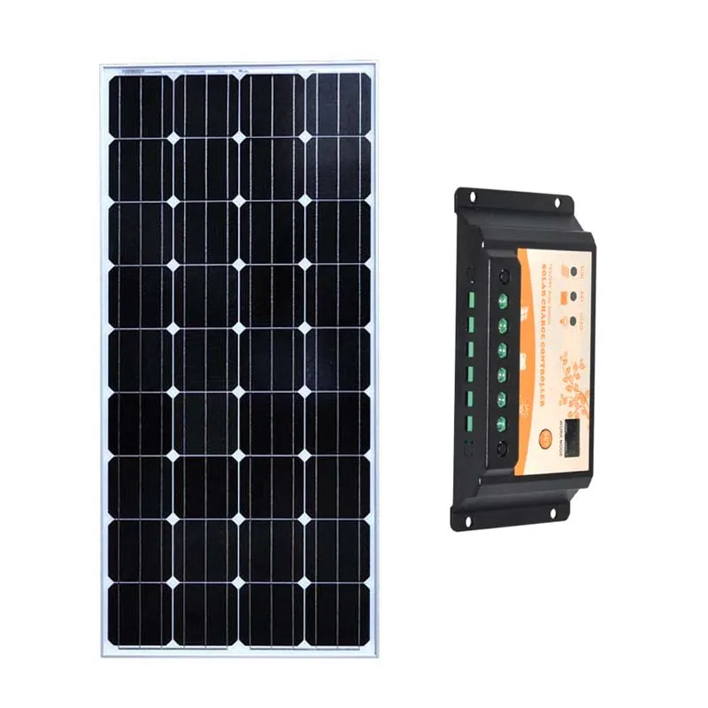 

Kit Panneau Solaire 12v 150w Solar Charge Controller 12v/24v 20A Rv Camping Car Motorhome Caravan Solar Phone Charger LED