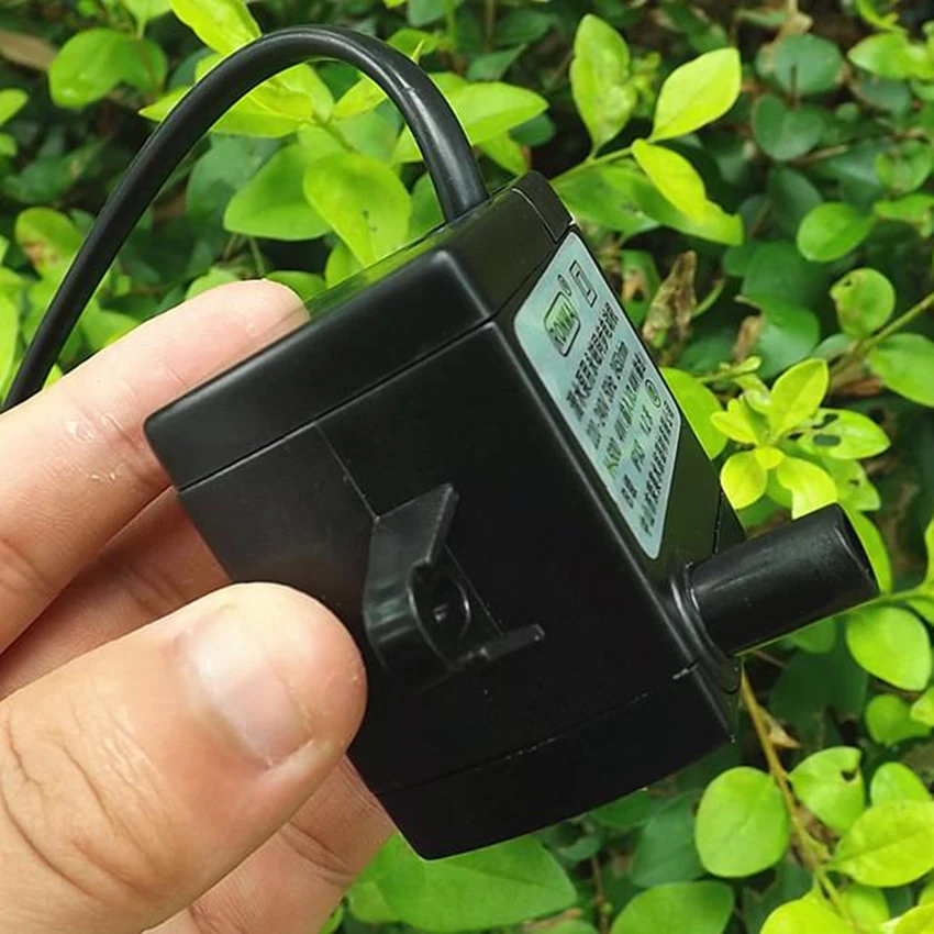 Бесшумный водяной насос для аквариума погружной с постоянным магнитом